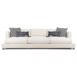 Sofa văng 3 chỗ ngồi GD74 - Sofa Oliver chất liệu vải Linen